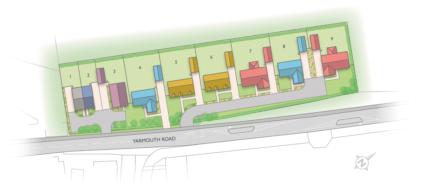 Badger Building Valley View site plan illustration